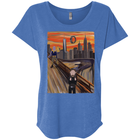 T-Shirts Vintage Royal / X-Small Captain Scream Triblend Dolman Sleeve