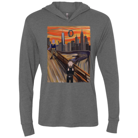 T-Shirts Premium Heather / X-Small Captain Scream Triblend Long Sleeve Hoodie Tee