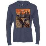 T-Shirts Vintage Navy / X-Small Captain Scream Triblend Long Sleeve Hoodie Tee