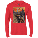 T-Shirts Vintage Red / X-Small Captain Scream Triblend Long Sleeve Hoodie Tee