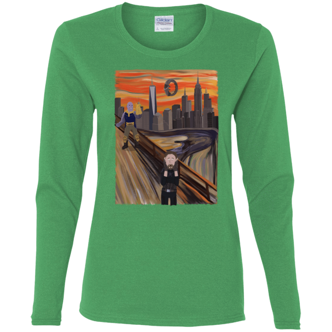 T-Shirts Irish Green / S Captain Scream Women's Long Sleeve T-Shirt