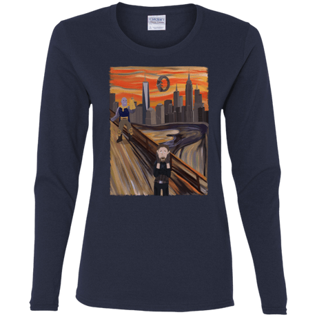 T-Shirts Navy / S Captain Scream Women's Long Sleeve T-Shirt