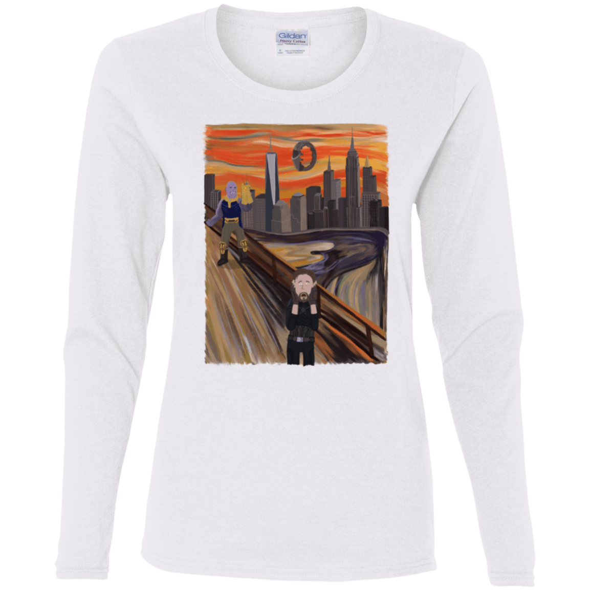 T-Shirts White / S Captain Scream Women's Long Sleeve T-Shirt