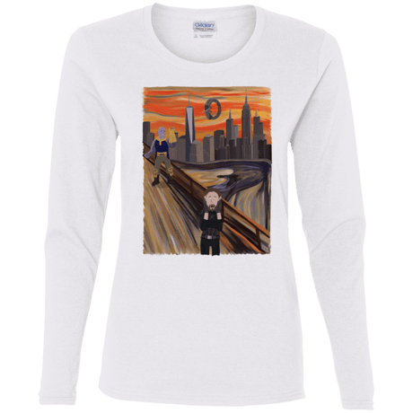 T-Shirts White / S Captain Scream Women's Long Sleeve T-Shirt