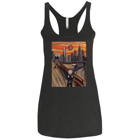 T-Shirts Vintage Black / X-Small Captain Scream Women's Triblend Racerback Tank