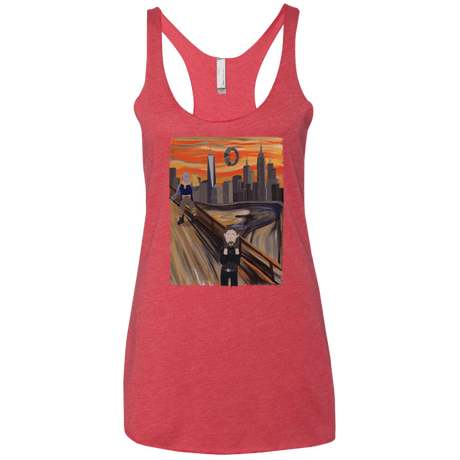 T-Shirts Vintage Red / X-Small Captain Scream Women's Triblend Racerback Tank