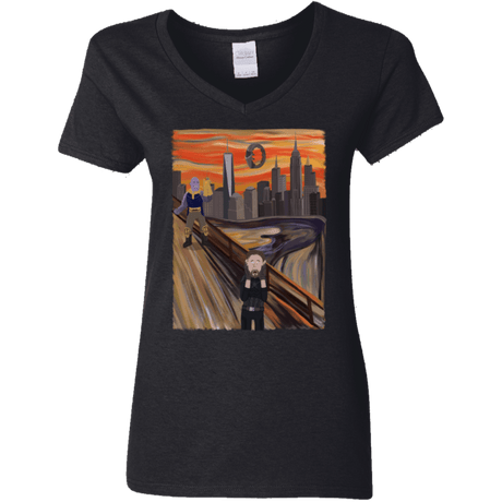 T-Shirts Black / S Captain Scream Women's V-Neck T-Shirt