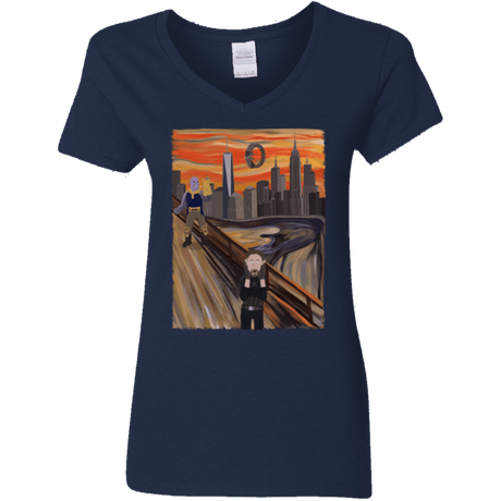 T-Shirts Navy / S Captain Scream Women's V-Neck T-Shirt