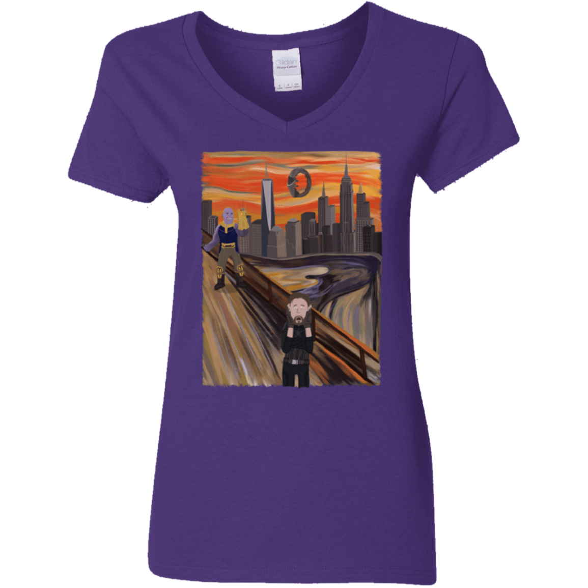 T-Shirts Purple / S Captain Scream Women's V-Neck T-Shirt