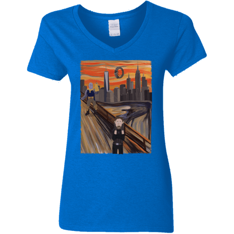 T-Shirts Royal / S Captain Scream Women's V-Neck T-Shirt