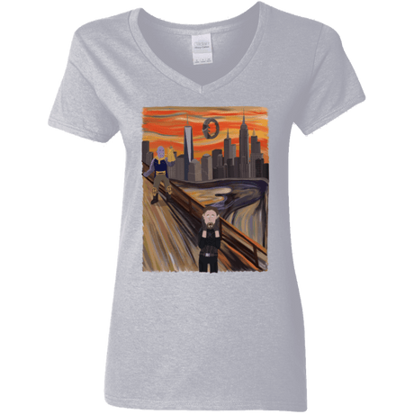 T-Shirts Sport Grey / S Captain Scream Women's V-Neck T-Shirt