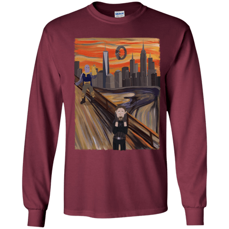 T-Shirts Maroon / YS Captain Scream Youth Long Sleeve T-Shirt