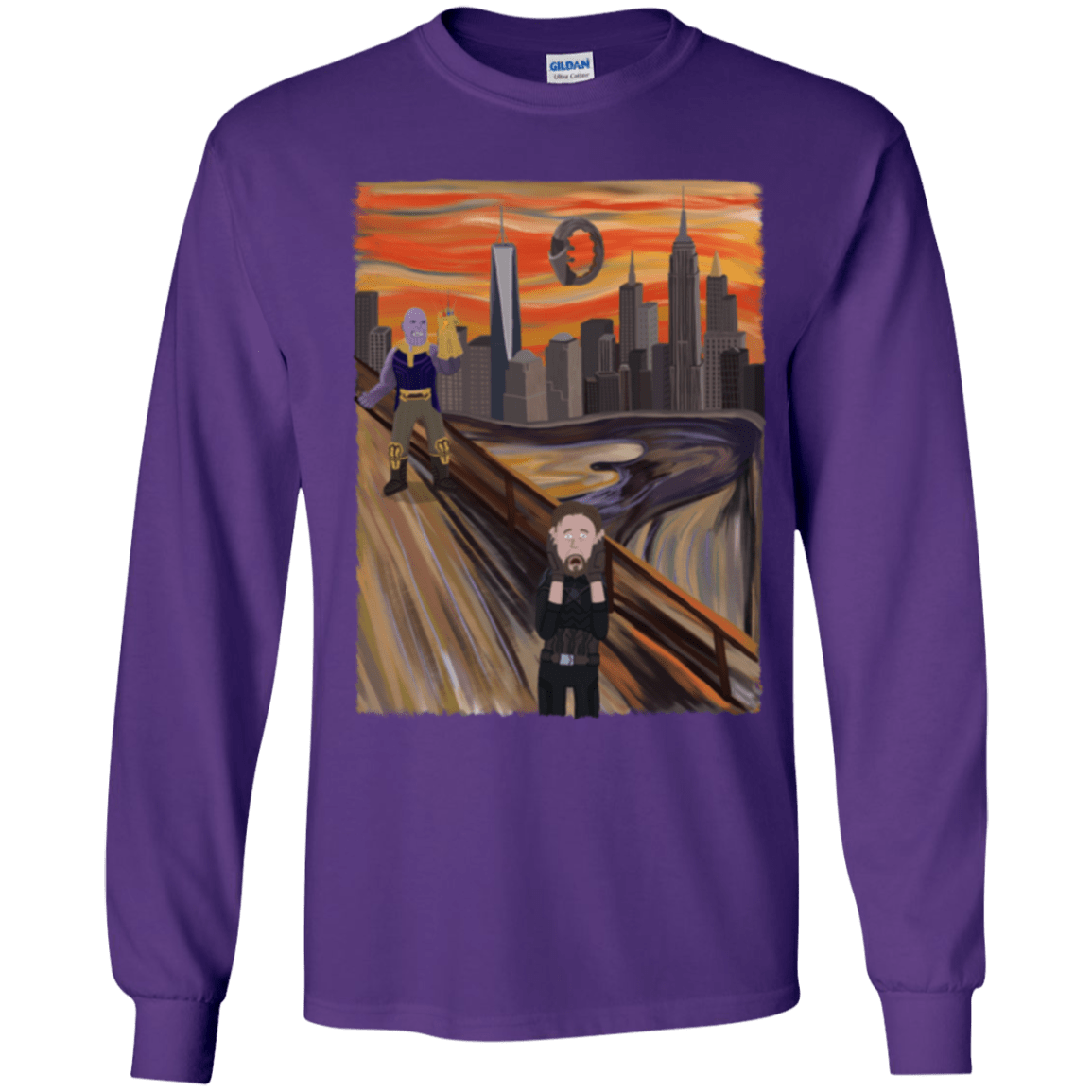 T-Shirts Purple / YS Captain Scream Youth Long Sleeve T-Shirt