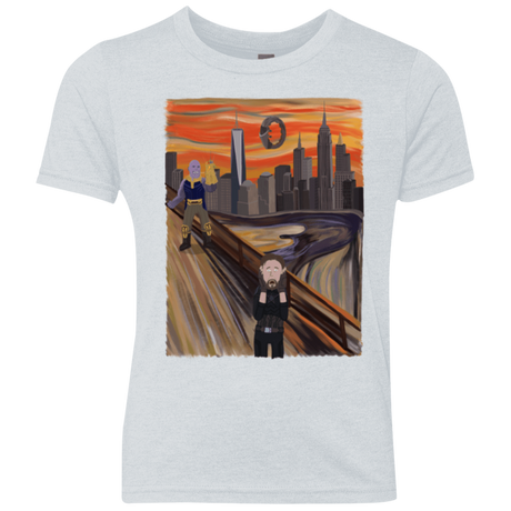 T-Shirts Heather White / YXS Captain Scream Youth Triblend T-Shirt