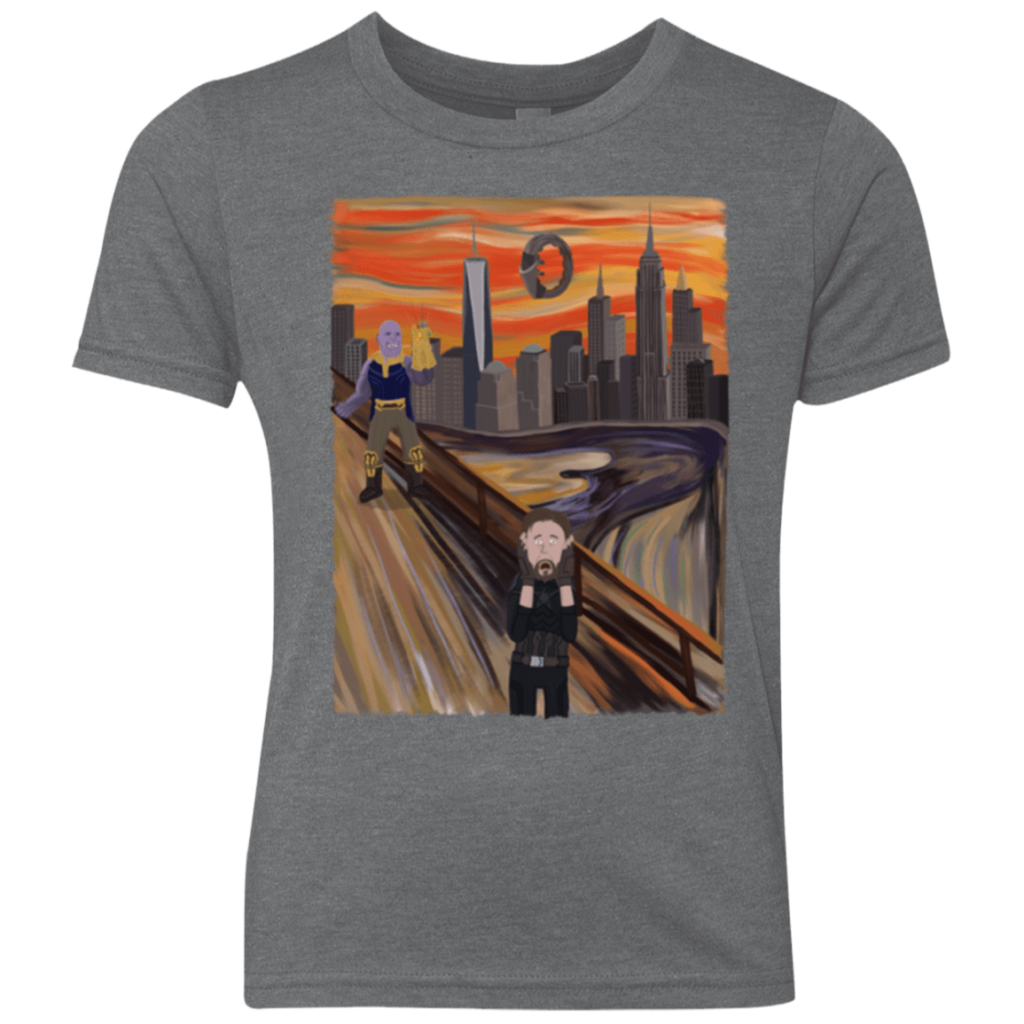 T-Shirts Premium Heather / YXS Captain Scream Youth Triblend T-Shirt