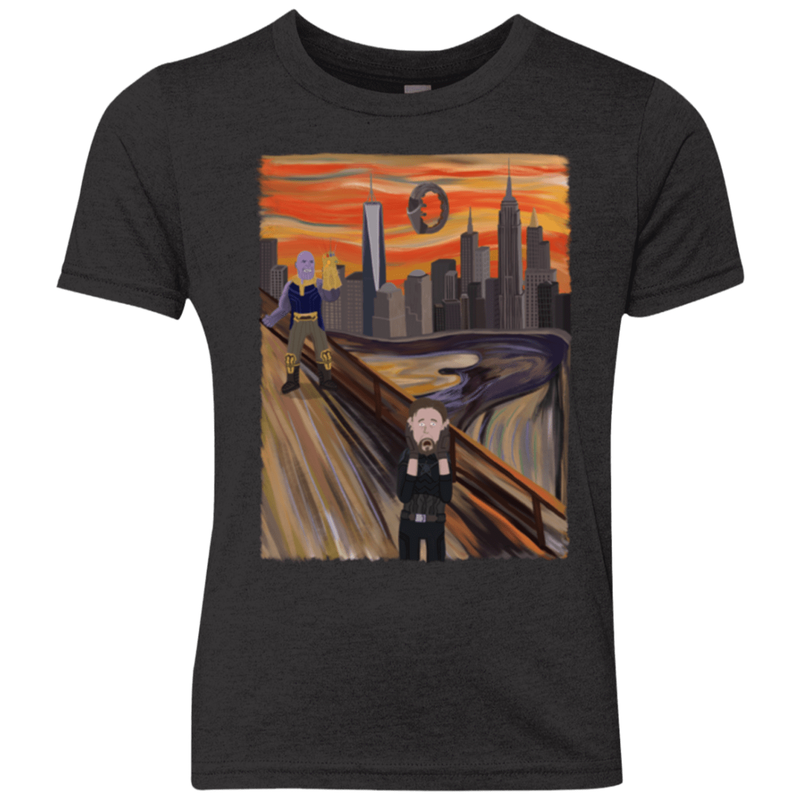 T-Shirts Vintage Black / YXS Captain Scream Youth Triblend T-Shirt