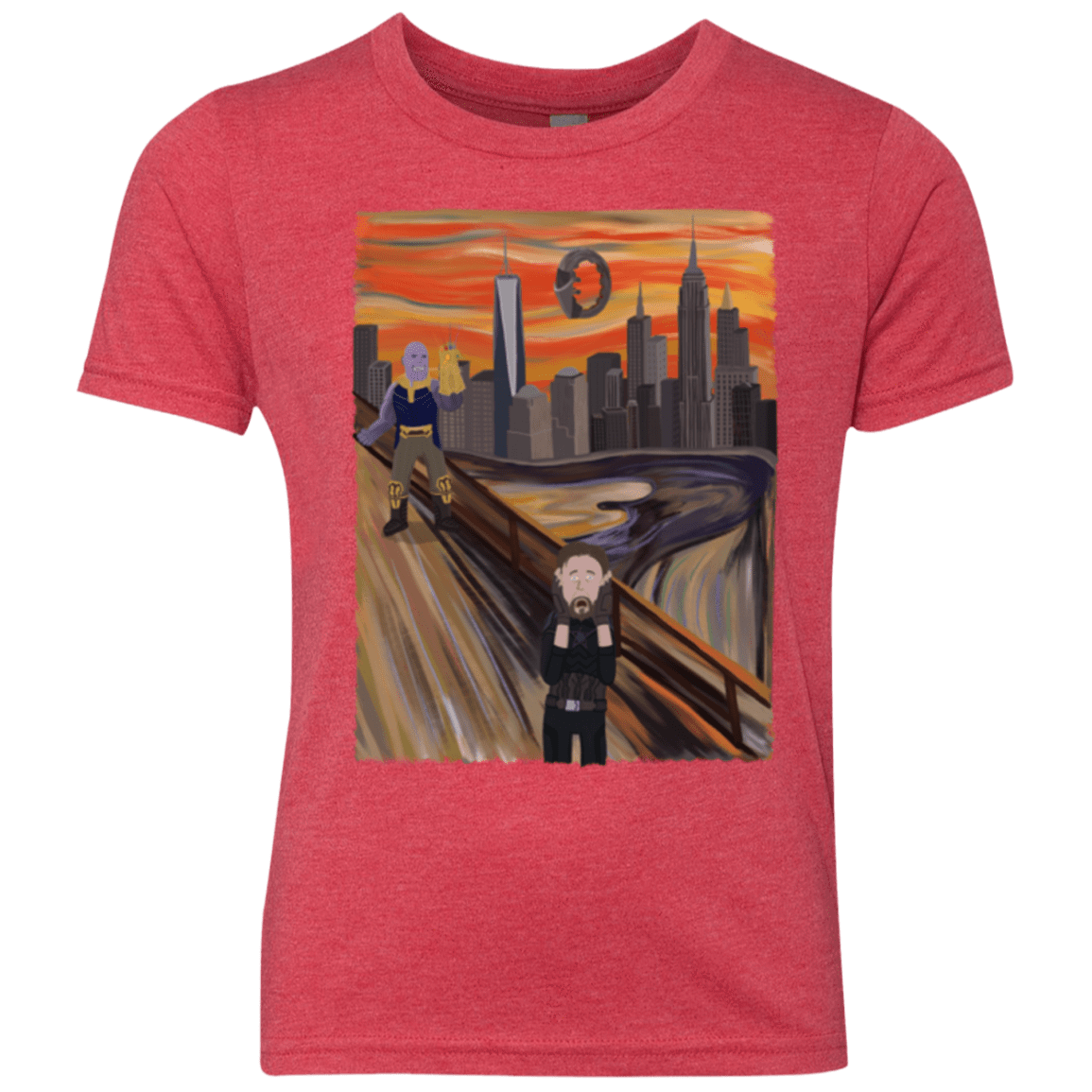 T-Shirts Vintage Red / YXS Captain Scream Youth Triblend T-Shirt