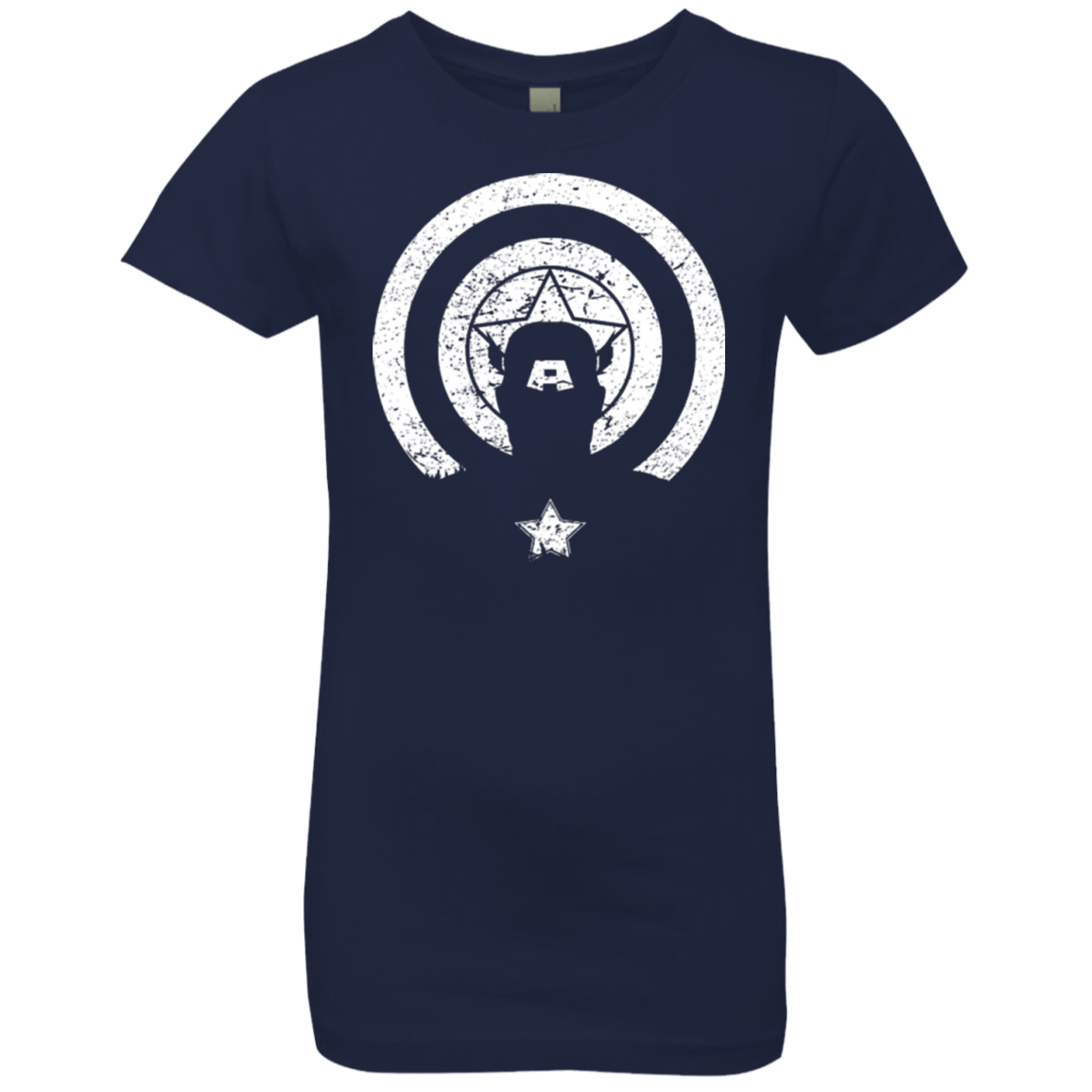 T-Shirts Midnight Navy / YXS Captain Shadow Girls Premium T-Shirt