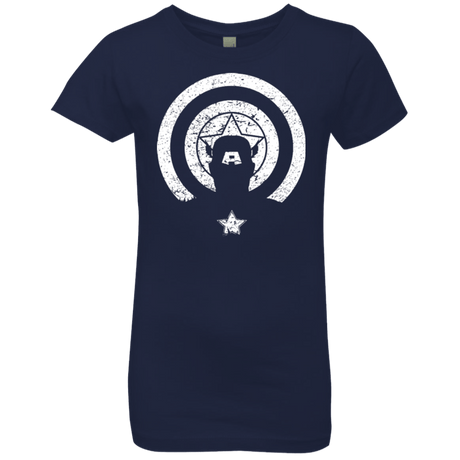 T-Shirts Midnight Navy / YXS Captain Shadow Girls Premium T-Shirt