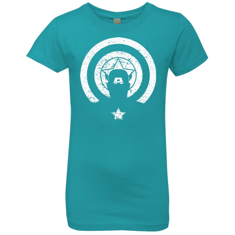 T-Shirts Tahiti Blue / YXS Captain Shadow Girls Premium T-Shirt