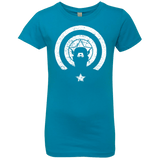 T-Shirts Turquoise / YXS Captain Shadow Girls Premium T-Shirt