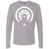 T-Shirts Heather Grey / Small Captain Shadow Men's Premium Long Sleeve
