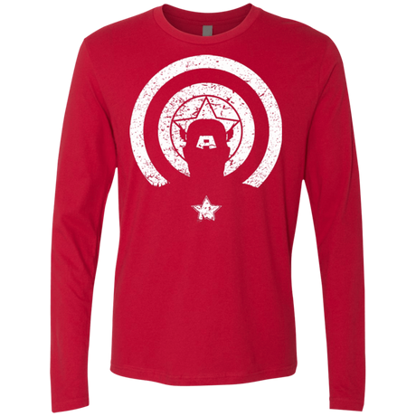 T-Shirts Red / Small Captain Shadow Men's Premium Long Sleeve