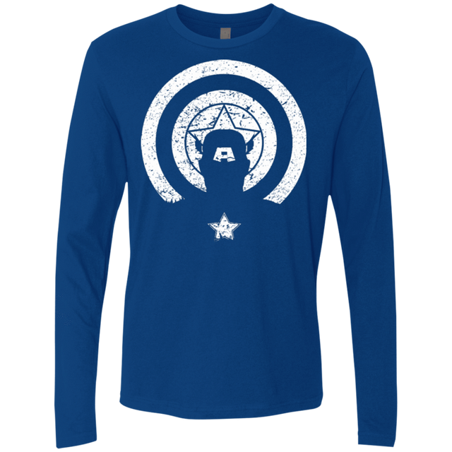 T-Shirts Royal / Small Captain Shadow Men's Premium Long Sleeve
