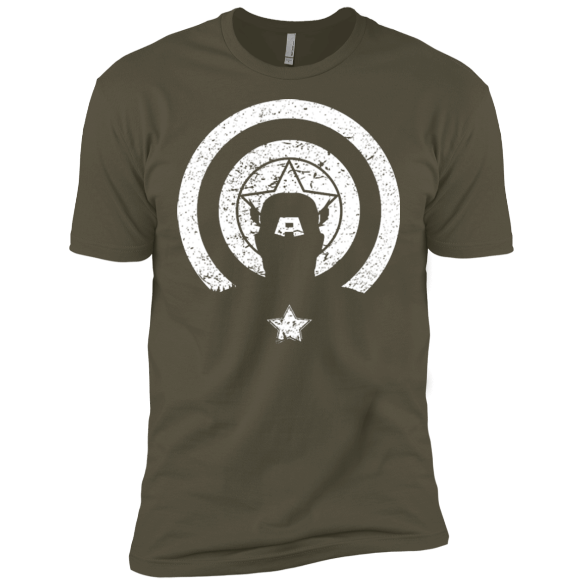 T-Shirts Military Green / X-Small Captain Shadow Men's Premium T-Shirt