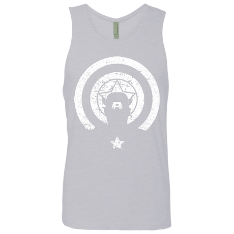 T-Shirts Heather Grey / Small Captain Shadow Men's Premium Tank Top