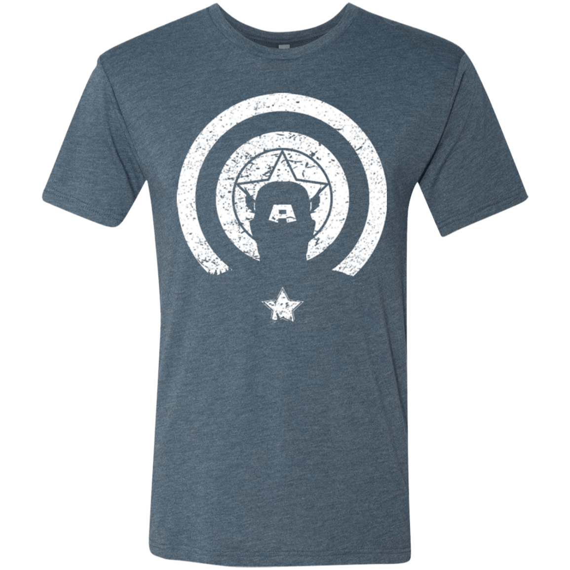 T-Shirts Indigo / Small Captain Shadow Men's Triblend T-Shirt