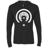 T-Shirts Vintage Black / X-Small Captain Shadow Triblend Long Sleeve Hoodie Tee