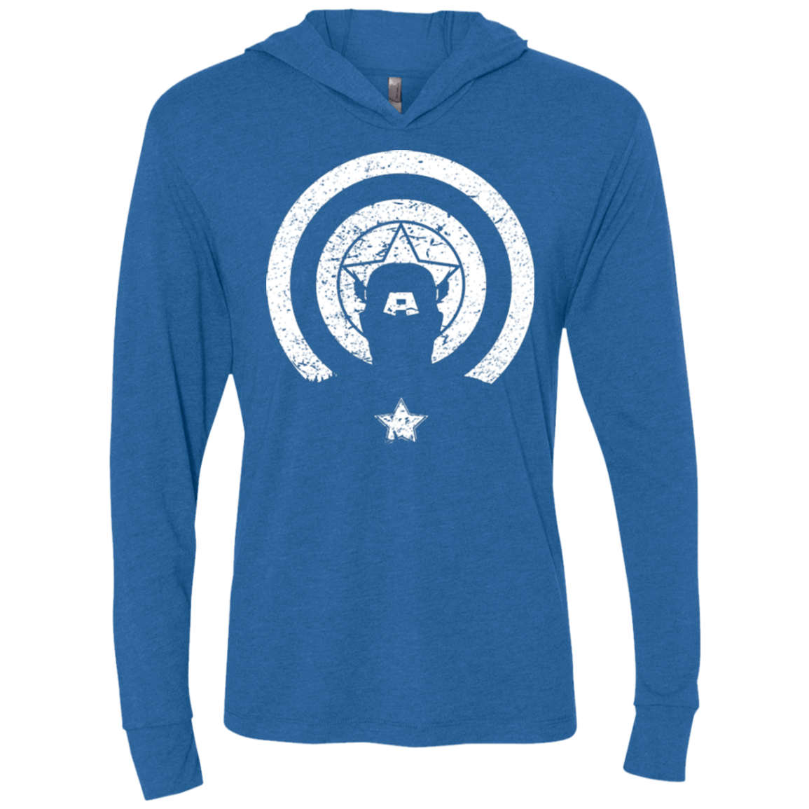 T-Shirts Vintage Royal / X-Small Captain Shadow Triblend Long Sleeve Hoodie Tee