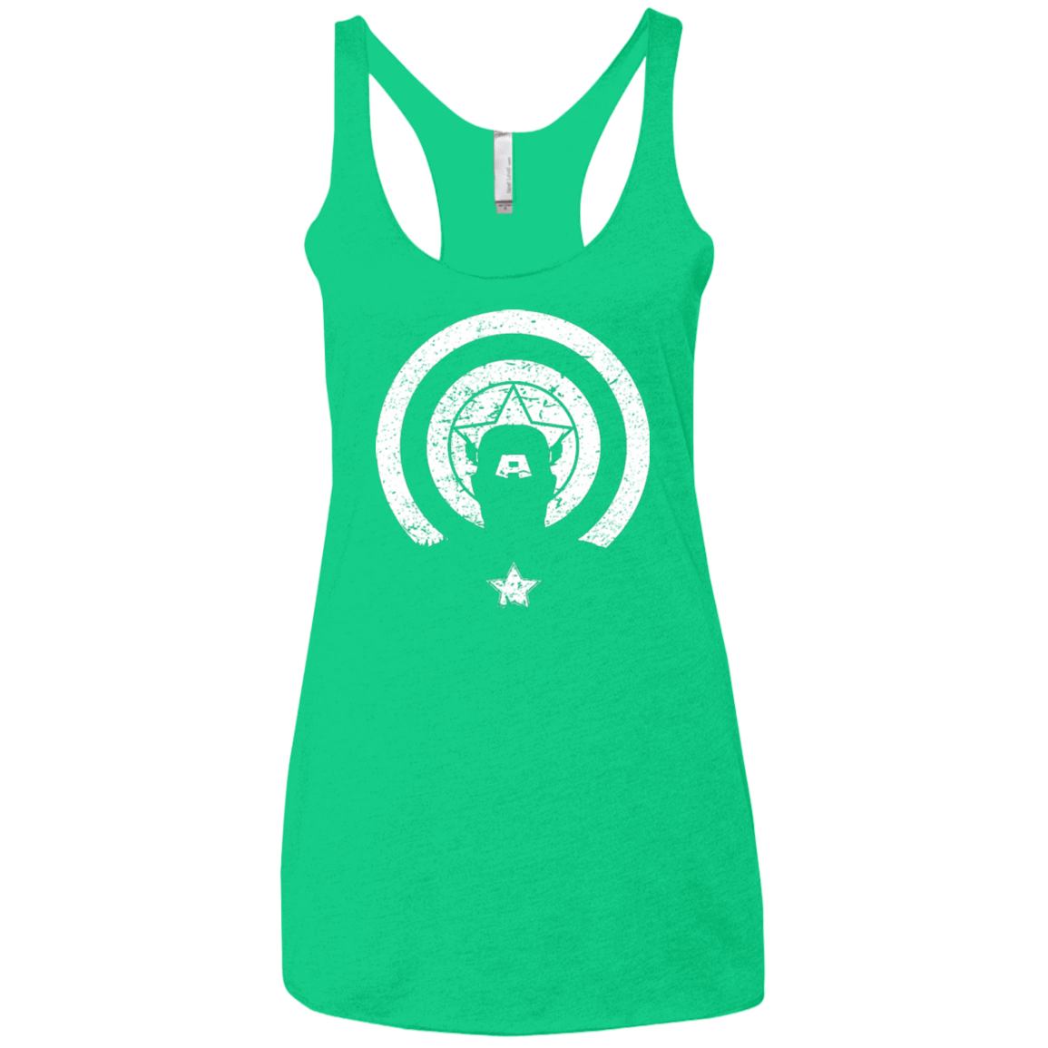 T-Shirts Envy / X-Small Captain Shadow Women's Triblend Racerback Tank