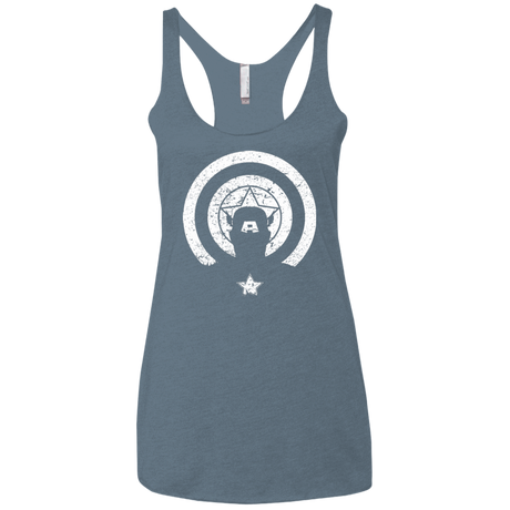 T-Shirts Indigo / X-Small Captain Shadow Women's Triblend Racerback Tank