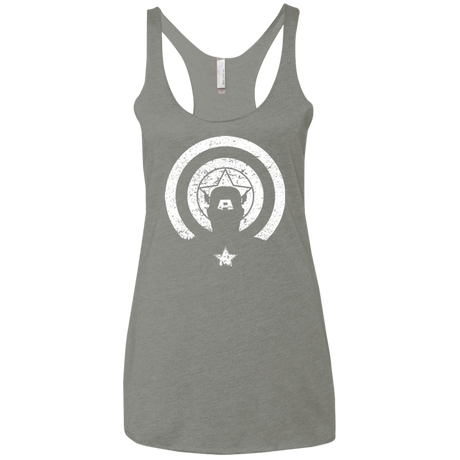 T-Shirts Venetian Grey / X-Small Captain Shadow Women's Triblend Racerback Tank