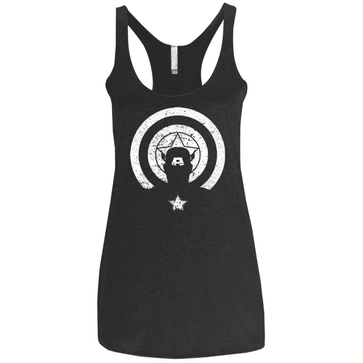 T-Shirts Vintage Black / X-Small Captain Shadow Women's Triblend Racerback Tank