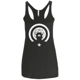 T-Shirts Vintage Black / X-Small Captain Shadow Women's Triblend Racerback Tank