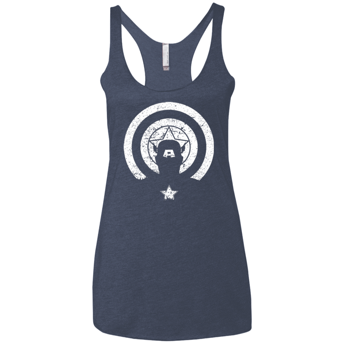 T-Shirts Vintage Navy / X-Small Captain Shadow Women's Triblend Racerback Tank