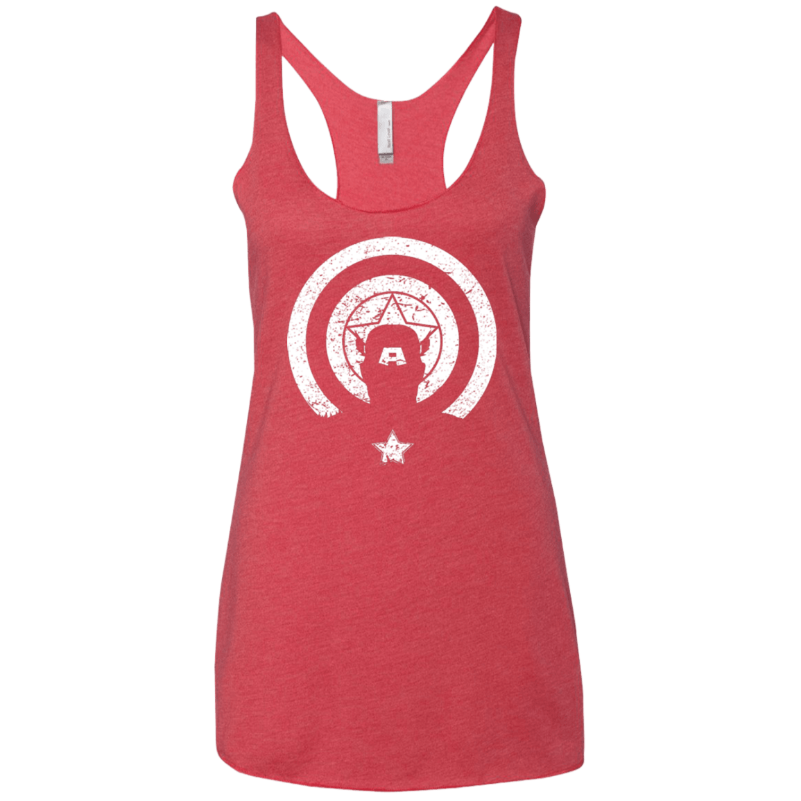 T-Shirts Vintage Red / X-Small Captain Shadow Women's Triblend Racerback Tank