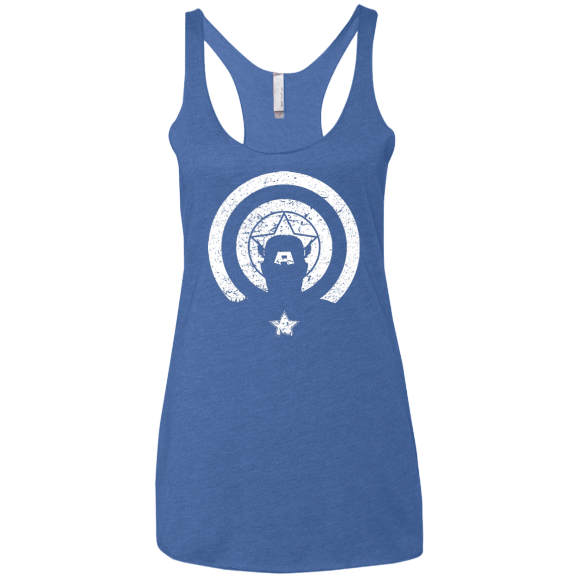 T-Shirts Vintage Royal / X-Small Captain Shadow Women's Triblend Racerback Tank