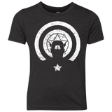 T-Shirts Vintage Black / YXS Captain Shadow Youth Triblend T-Shirt