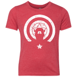 T-Shirts Vintage Red / YXS Captain Shadow Youth Triblend T-Shirt