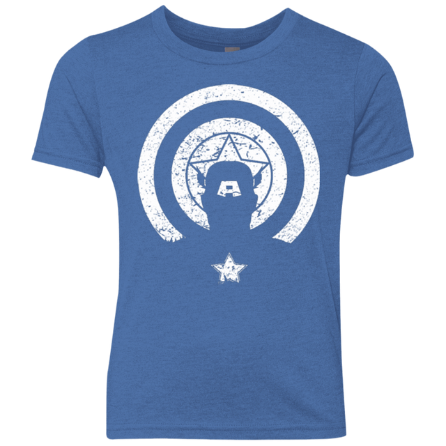 T-Shirts Vintage Royal / YXS Captain Shadow Youth Triblend T-Shirt