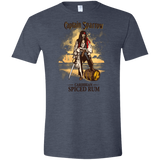T-Shirts Heather Navy / S Captain Sparrow Men's Semi-Fitted Softstyle