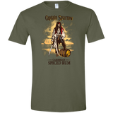 T-Shirts Military Green / S Captain Sparrow Men's Semi-Fitted Softstyle