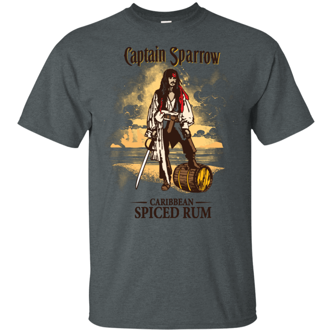 T-Shirts Dark Heather / S Captain Sparrow T-Shirt