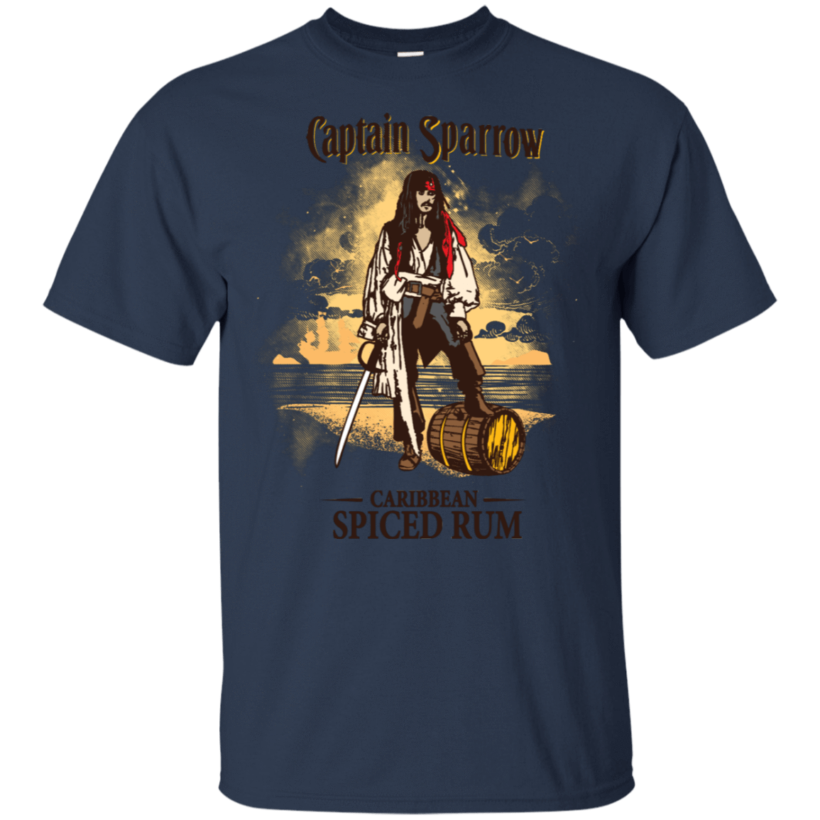 T-Shirts Navy / S Captain Sparrow T-Shirt