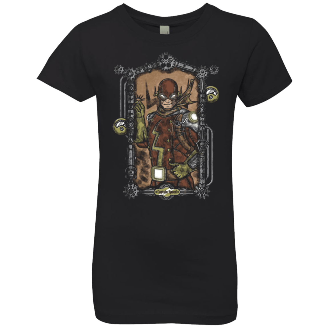 T-Shirts Black / YXS Captain Speed Girls Premium T-Shirt