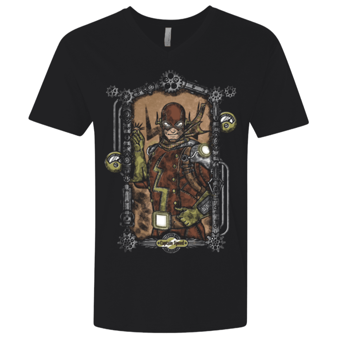 T-Shirts Black / X-Small Captain Speed Men's Premium V-Neck